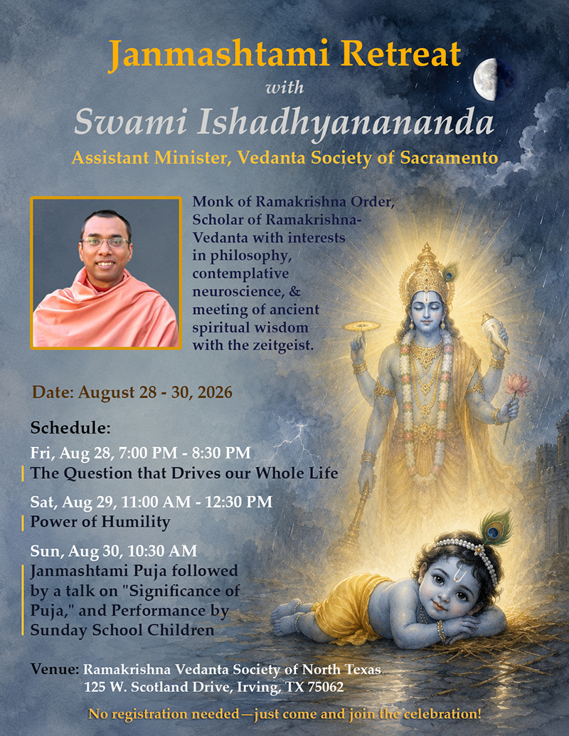 Swami Ishadhyanananda - Janmashtami